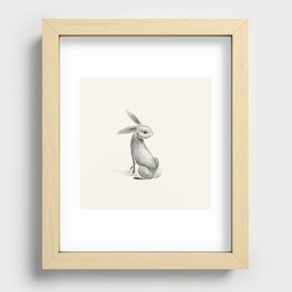 Rabbit rabbit Recessed Framed Print