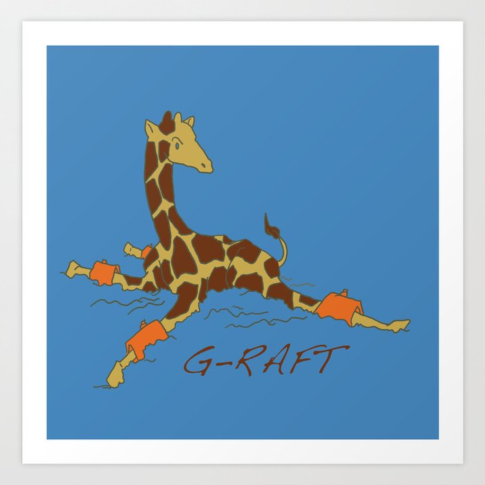 G-raft Art Print