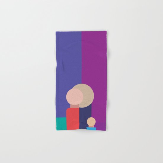 Family - Father, Mother, Child Hand & Bath Towel