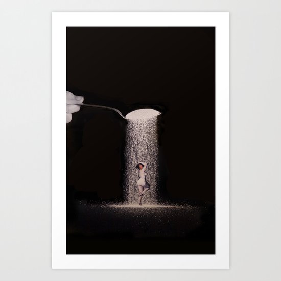 Collage "Feed ME" Art Print
