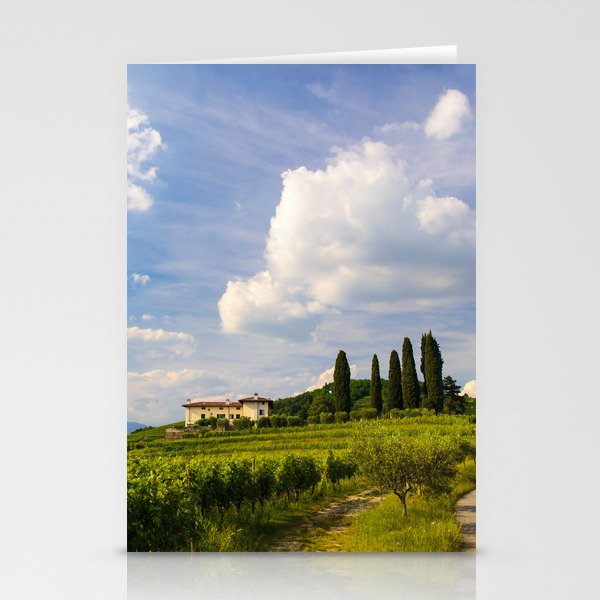 Sunset in the vineyards of Rosazzo Stationery Cards