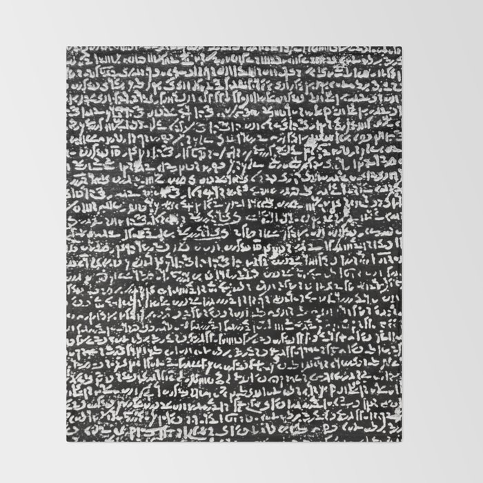 Rosetta Stone Throw Blanket By Zenophotography Society6
