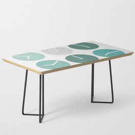 Minimal clock collection 27 Coffee Table