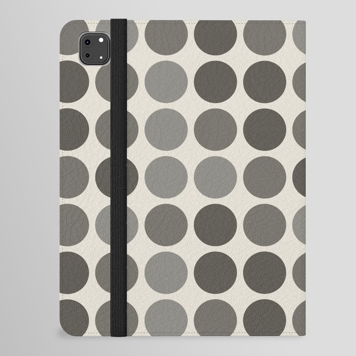 Simple Shapes Pattern. Organic Neutral and Tonal Luxurious Bronze. iPad Folio Case