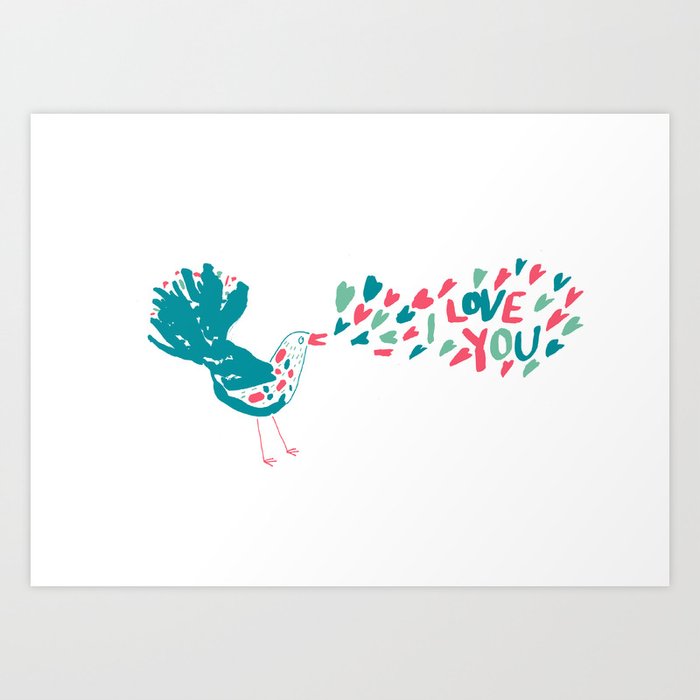 Birdy Song Art Print