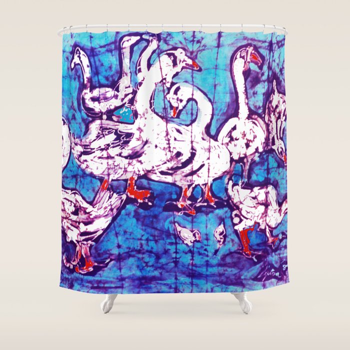 Geese Of Nova Scotia Canada By Kay Lipton Shower Curtain Geese Of Nova Scotia Canada By Kay Lipton Shower Curtain