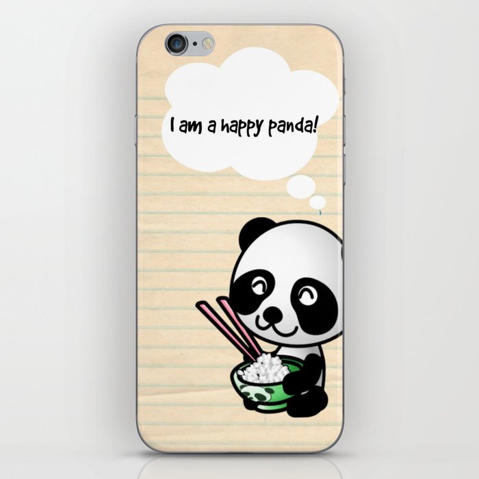 Happy Panda iPhone Skin