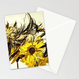 Sunflower Force - Beauty in the Detail (Abstract Art Take Three) Stationery Card
