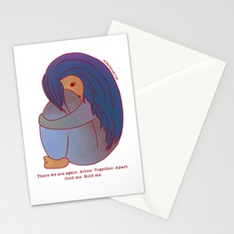Cold me, Hold me Stationery Cards