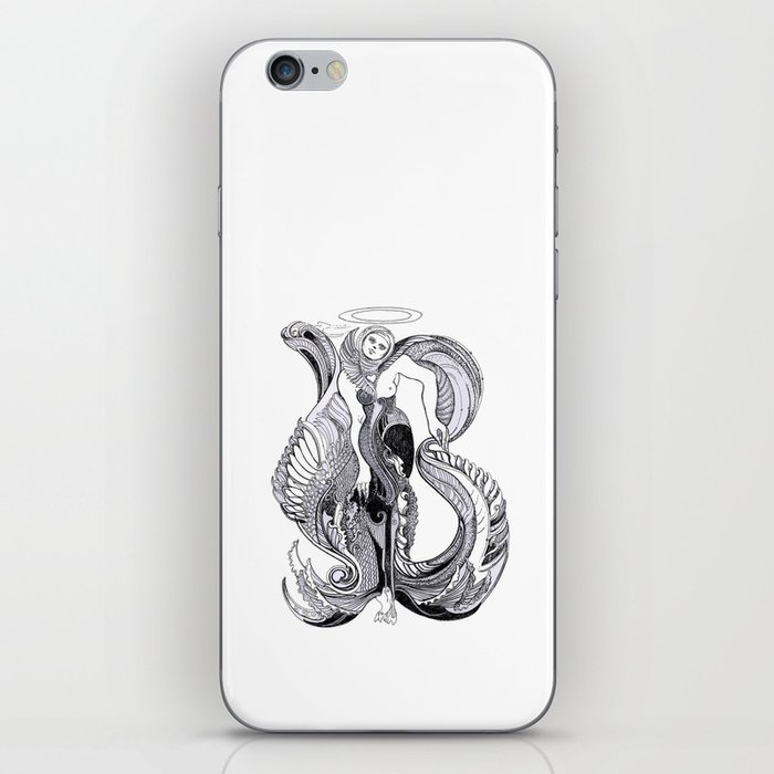 B Mermaid iPhone Skin