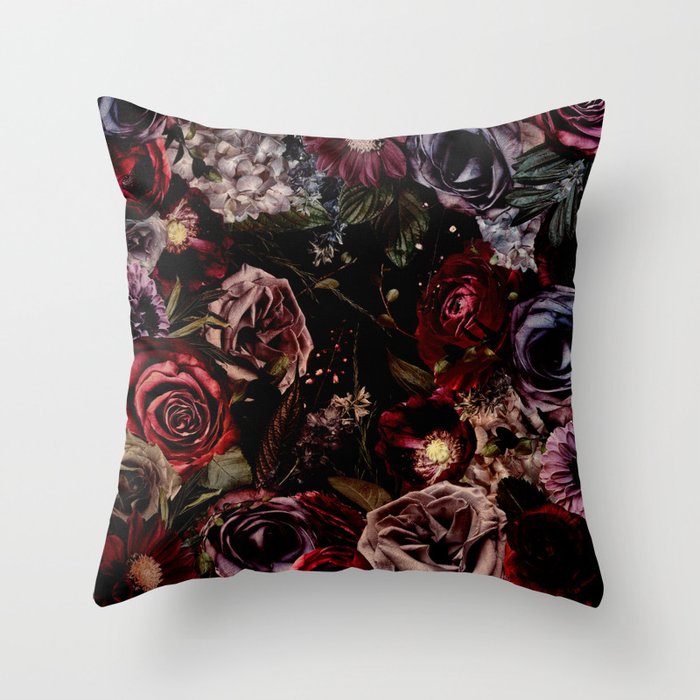 Dark burgundy sales pillows
