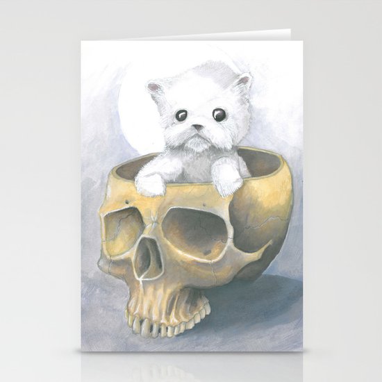 i ated all the brains Stationery Cards