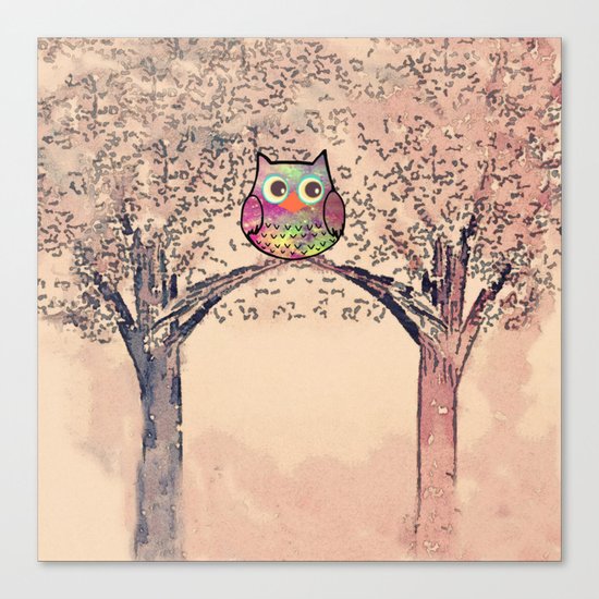 owl-245 Canvas Print