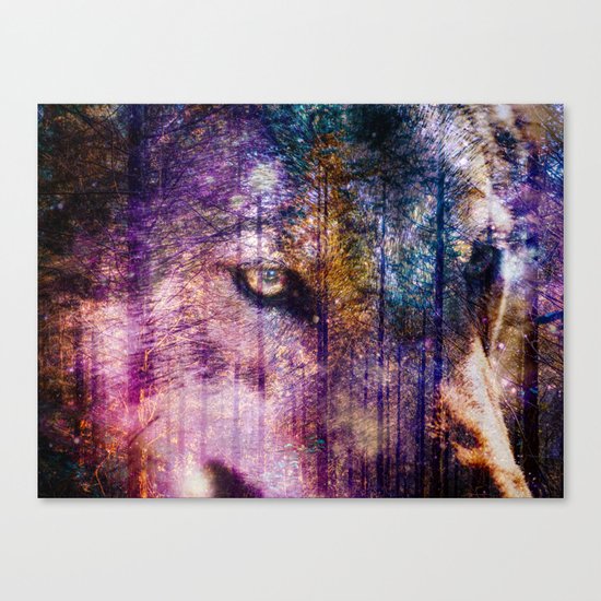 Wolf Forest : These Are My Forests Canvas Print