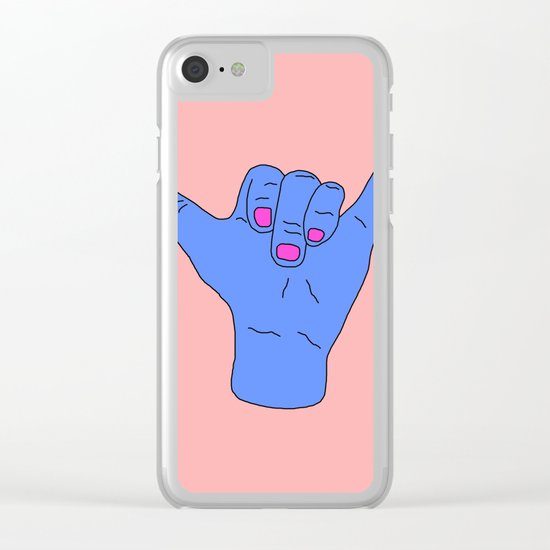 Hang Loose Bra Clear iPhone Case