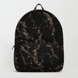 Cracked Space Lava - Glitter Brown Backpack