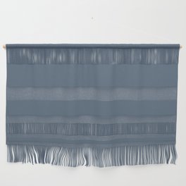Dark Blue Gray Solid Color Pairs Pantone Bluefin 18-3919 TCX Shades of Blue Hues Wall Hanging