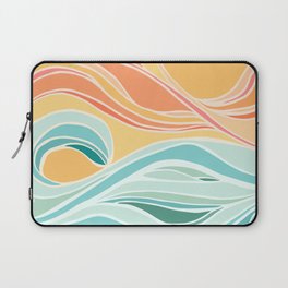 Sea and Sky Abstract Landscape Laptop Sleeve