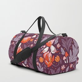 Art nouveau purple Duffle Bag