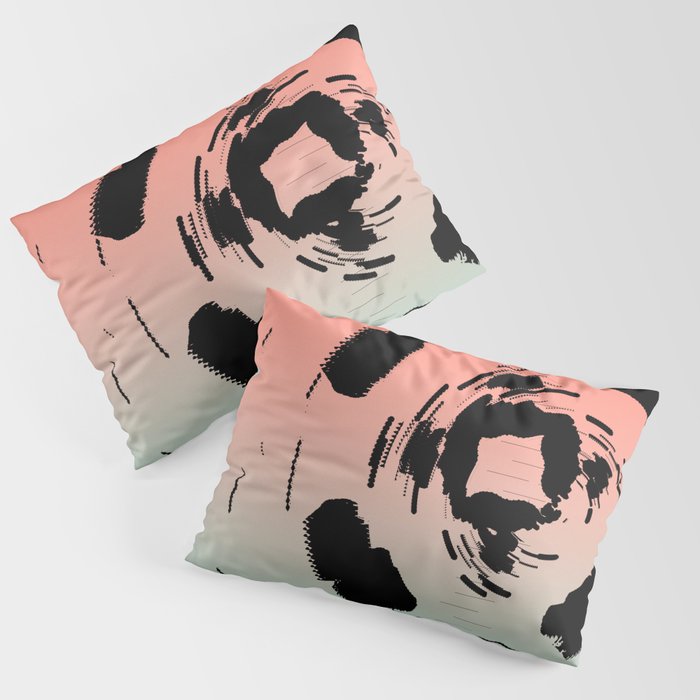 Abstract Grooves Pillow Sham