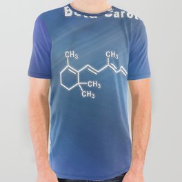Beta Carotene, Structural chemical formula All Over Graphic Tee