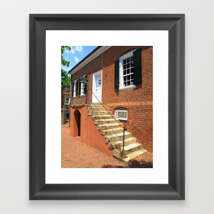 Winston-Salem, NC - Old College Bookstore 2009 Framed Art Print