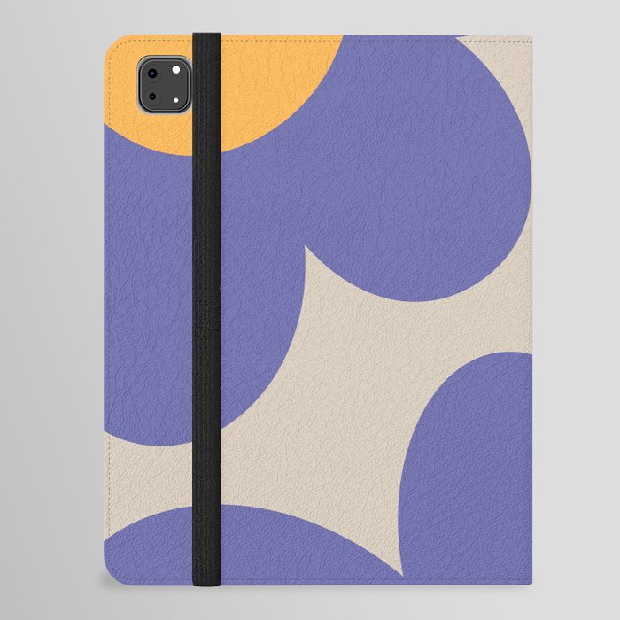 Very peri retro flowers iPad Folio Case