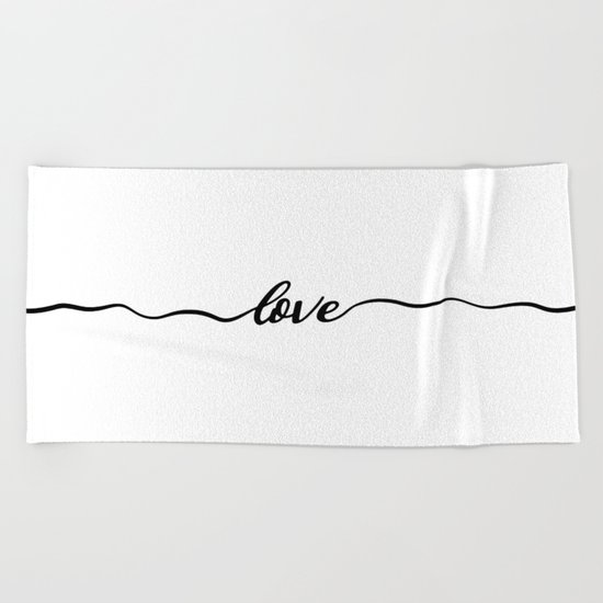 love Beach Towel