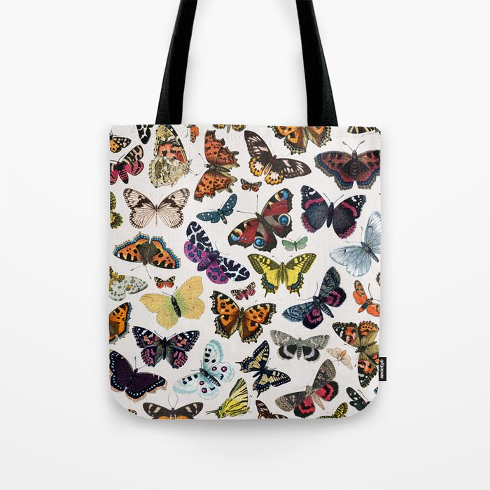butterfly pattern Tote Bag