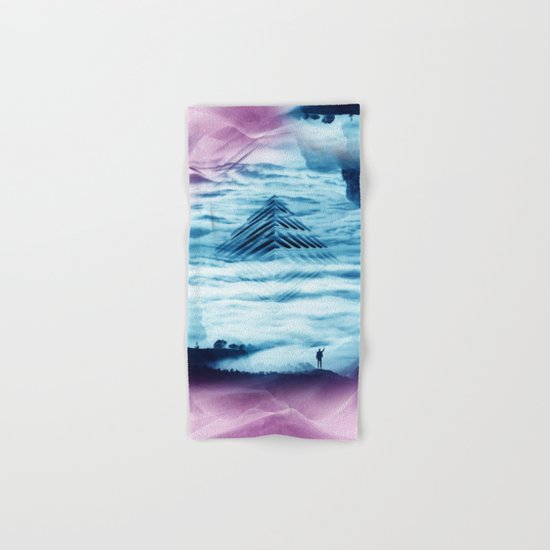 Pyramid Teal Hand & Bath Towel