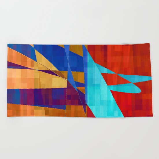 flash flood Beach Towel