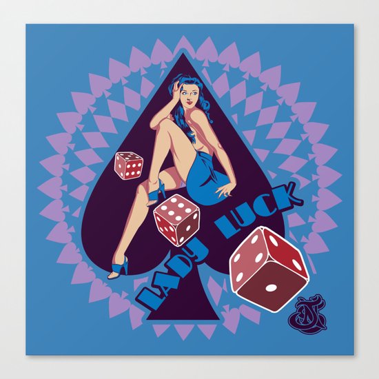 Lady Luck Canvas Print