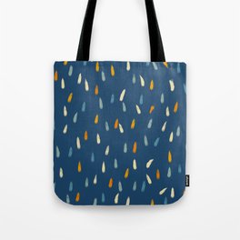 Colorful Rainrops Ishigaq Tote Bag