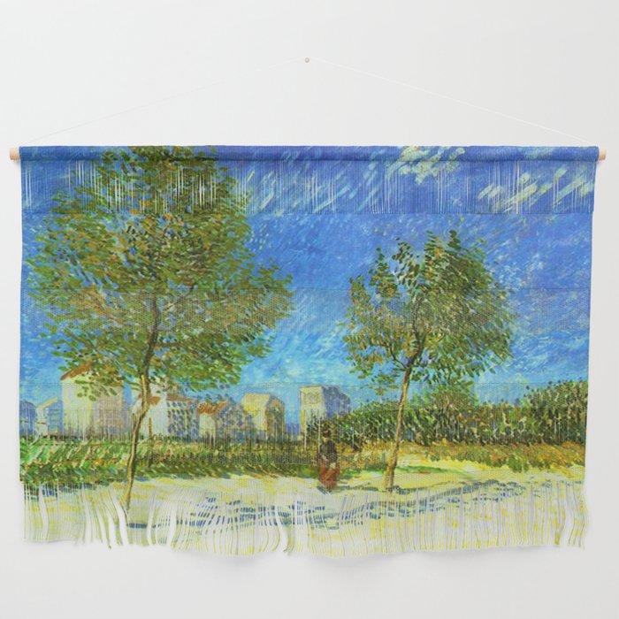 On the Outskirts of Paris by Vincent van Gogh Wall Hanging