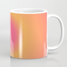 Love Yourself, Retro Meditation Gradient Coffee Mug