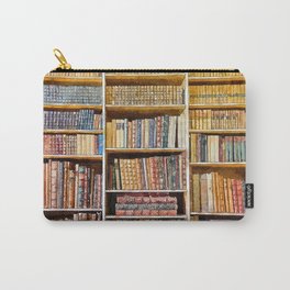 books background in watecolor style Carry-All Pouch
