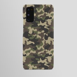 vintage military camouflage Android Case