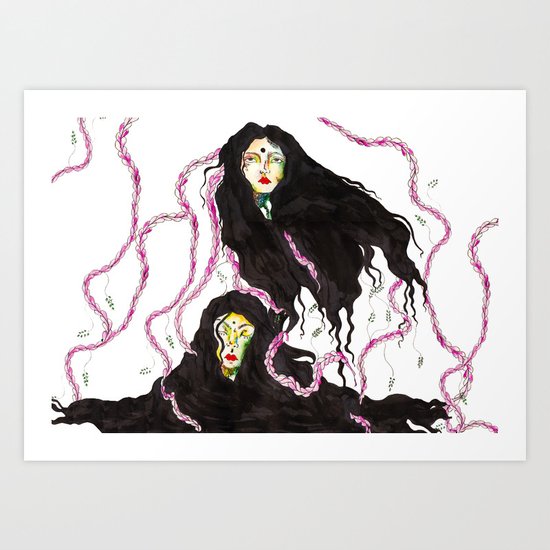 Luna Art Print
