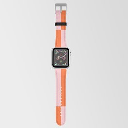 Pink and Orange Growing Pattern Apple Watch Band
