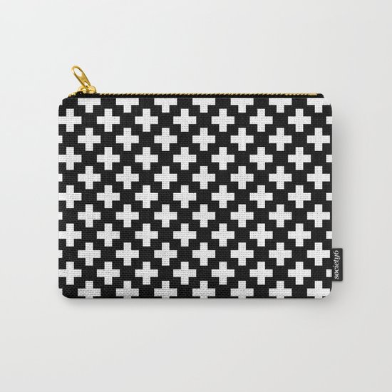 Plus black & white #2 Carry-All Pouch
