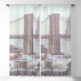 Brooklyn Bridge Sheer Curtain