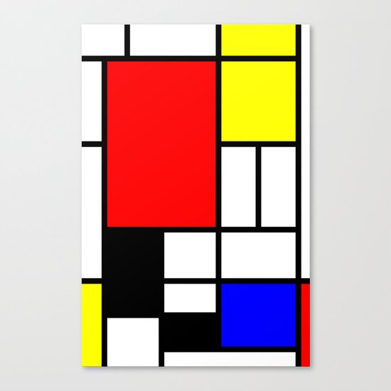 Mondrian Canvas Print