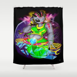 Universal Frequencies Shower Curtain