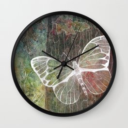 Mystic Butterfly Wall Clock