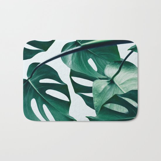 Monstera #society6 #artprints #buyart Bath Mat