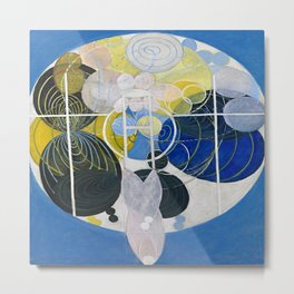 Hilma Af Klint - The Large Figure Paintings, No. 5, Group III, The Key to All Works to Date, The WU/R Metal Print