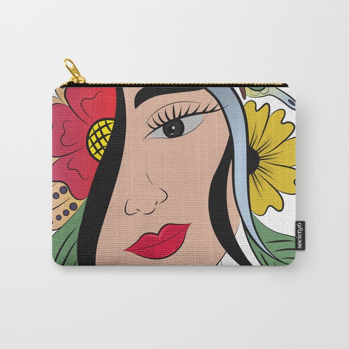 Nature Girl-Beauty Carry-All Pouch