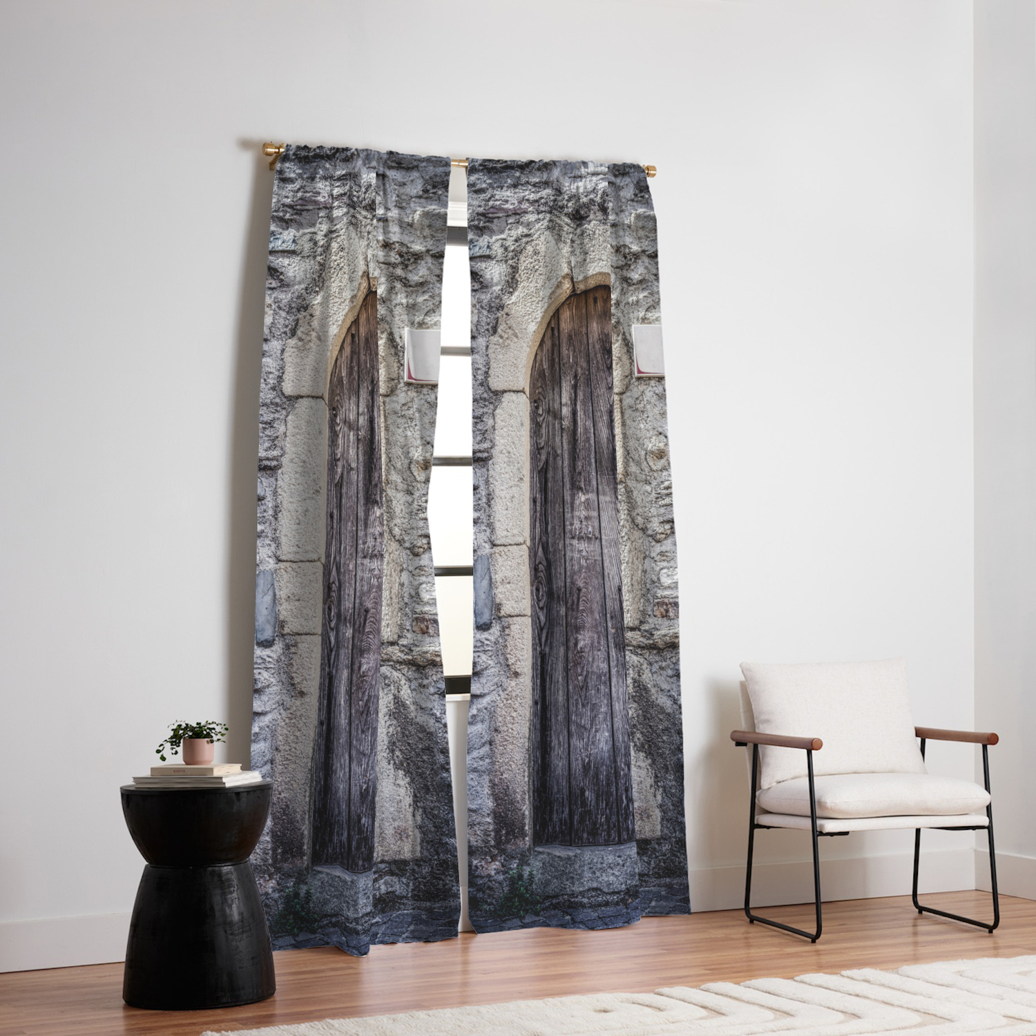 Old French Door Blackout Curtain By Mariaheyens Society6