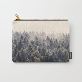 Come Home Carry-All Pouch | Trees, Hiking, Wild, Fog, Pine, Woods, Curated, Wanderlust, Forest, Wilderness 