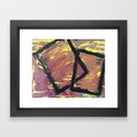 Love Frames Framed Art Print